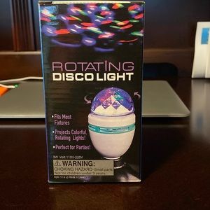 Rotating disco light